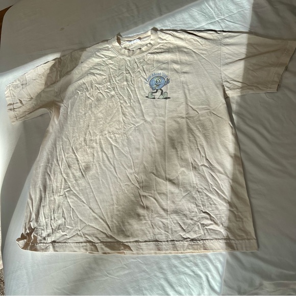 LUCA + GRAE “I Care About You” Earth Graphic Tee - Picture 1 of 5